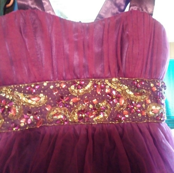 Purple Homecoming Dress - Picture 2 of 4